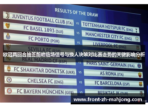 欧冠两回合抽签前瞻临场信号与换人决策对比赛走势的关键影响分析